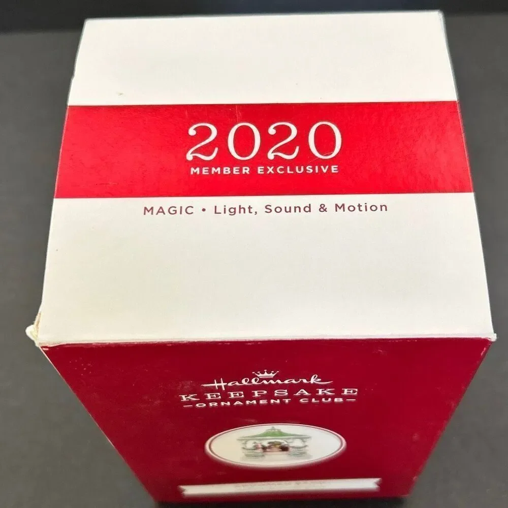 Hallmark Keepsake Ornament Snowman Band 2020 Magic Light Sound Motion Member Exc